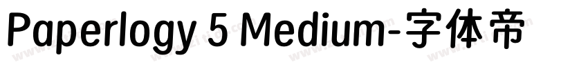 Paperlogy 5 Medium字体转换